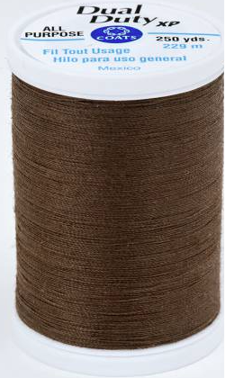 Coats Dual Duty Xp General Purpose Thread 250 Yards Seal Brown