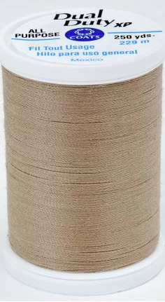 Coats Dual Duty Xp General Purpose Thread 250 Yards In Mushroom Color