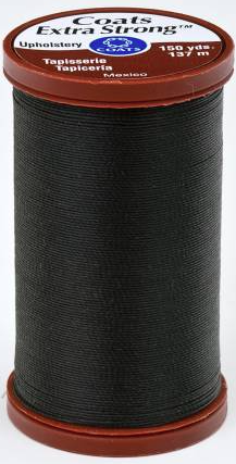 Extra Strong Upholstery Thread 150 Yards - Black Color
