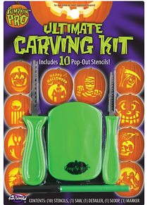 Ultimate Pumpkin Carving Kit With 10 Stencils And Tools For Halloween Fun