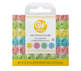 Wilton 448965 Gel Food Coloring Set 4-Pkg-Easter