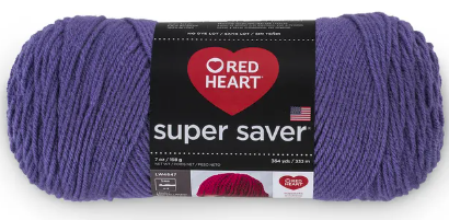 Super Saver Yarn - Lavender, Medium 4, 7 Oz (198 G) Skein