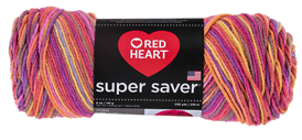 Super Saver Yarn In Melonberry - Versatile Acrylic Yarn For All Projects