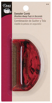 619 Sweater Comb 3" X 1/8" Handy Tool For Sweater Care