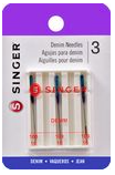 "Euro-Notions Jean & Denim Machine Needles, Size 16, 3/Pack"