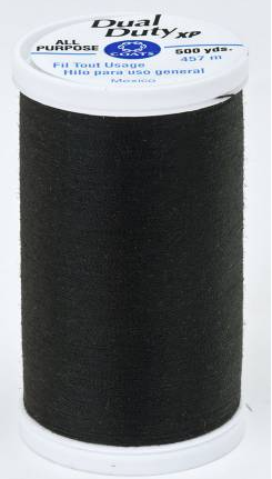 Dual Duty Xp General Purpose Thread 500 Yards - Black