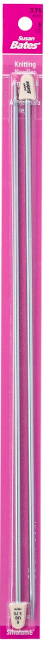Silvalume Single Point Knitting Needles 14" Size 5 Steel Grey