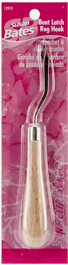 Bent Latch Hook With Wood Handle, 6.25-inch For Rug Hooking