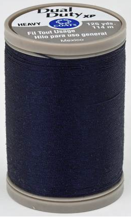 Coats Dual Duty Xp Heavy Thread 125 Yards Navy