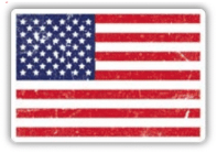 USA Flag Sticker