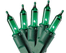 Green Mini Lights 100 ct
