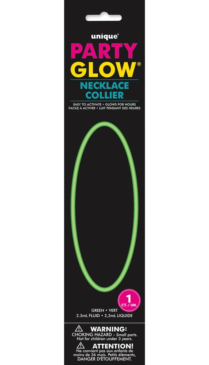 Green Glow Stick Necklace