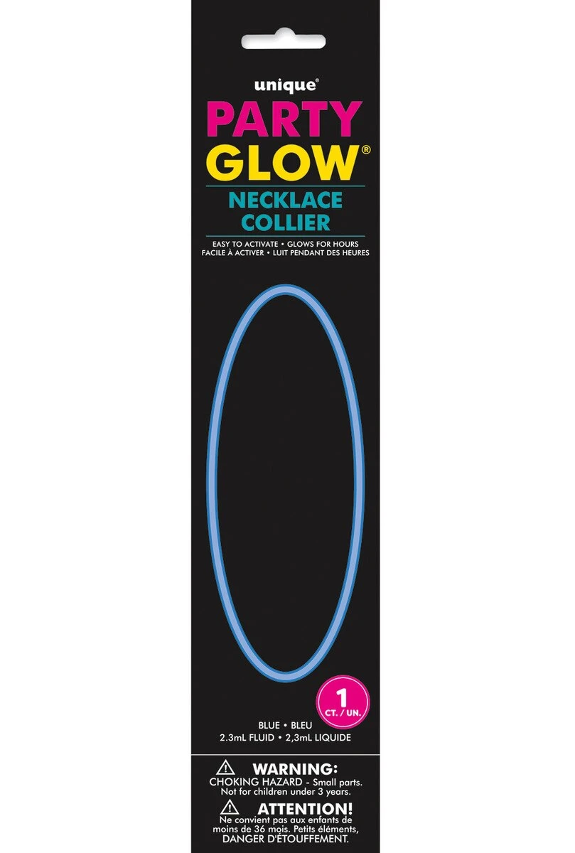 Blue Glow Stick Necklace