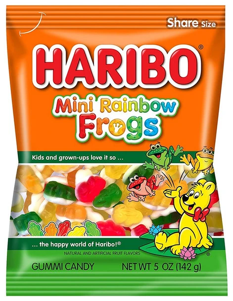 Haribo Mini Rainbow Frogs Gummi - Candy