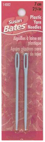 Susan Bates 70774 Luxite Plastic Yarn Needles-2.75 in. 2-Pkg