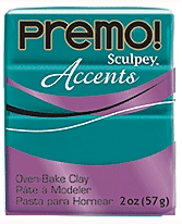 Premo Sculpey Accents Polymer Clay 2oz In Peacock Pearl Color