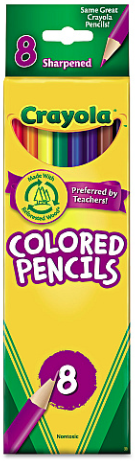 Colored Woodcase Pencils