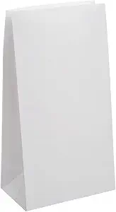 White Paper Party Favor/ Treat Bags 12 ct