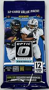 Panini 2025 Donruss Optic Football Fat Pack Trading Cards – Premium Collector’s Set