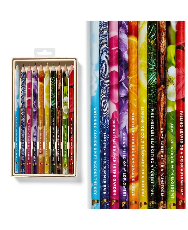 RUB SNIFF COLORED PENCILS 10PK