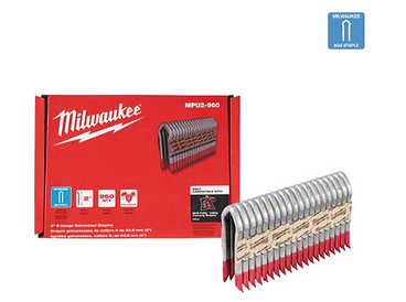 Milwaukee 3/4" X 2" 9 Ga. Diamond Crown Staples 960pk