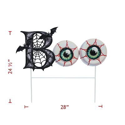 metal boo w eyeballs 318-06235