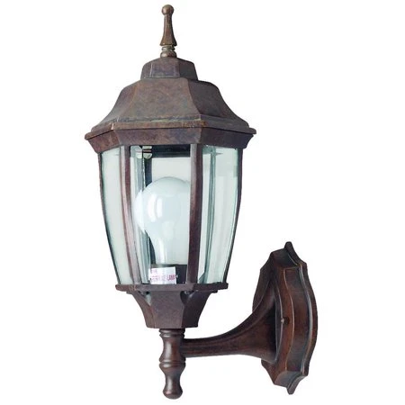 Brt-bpp1611-rb3l Rustic Brown Outdoor Wall Lantern, 1 Light
