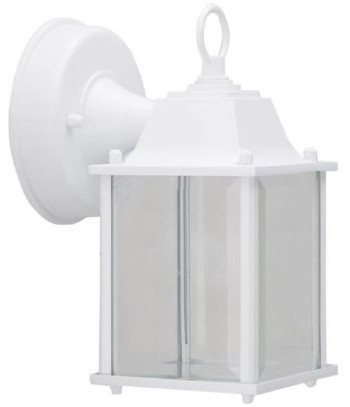 0038-wd-wh Led Outdoor Wall Lantern, White, 3000k, 80 Cri