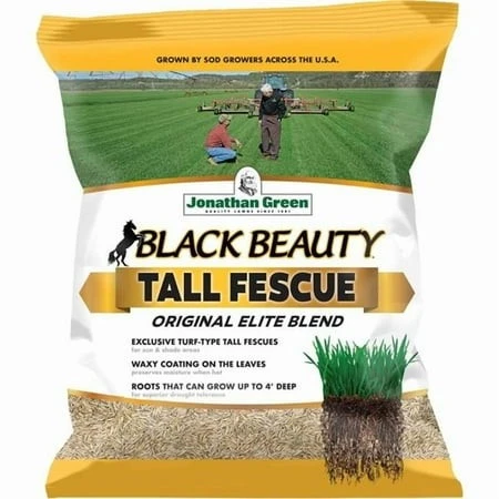 Jonathan Green Black Beauty Tall Fescue Seed – 7 lb for Sun & Shade Lawns