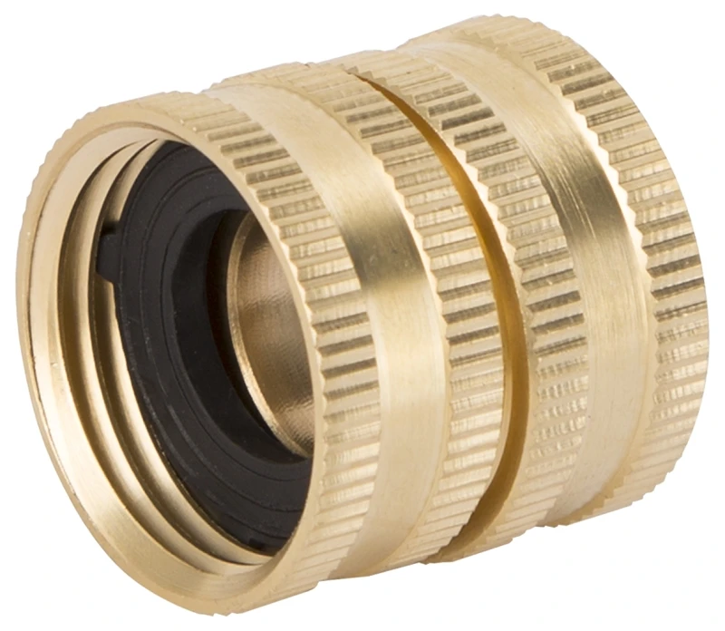 Ghadtrs-10 Double Swivel Hose Connector, 3/4 X 3/4 In, Brass