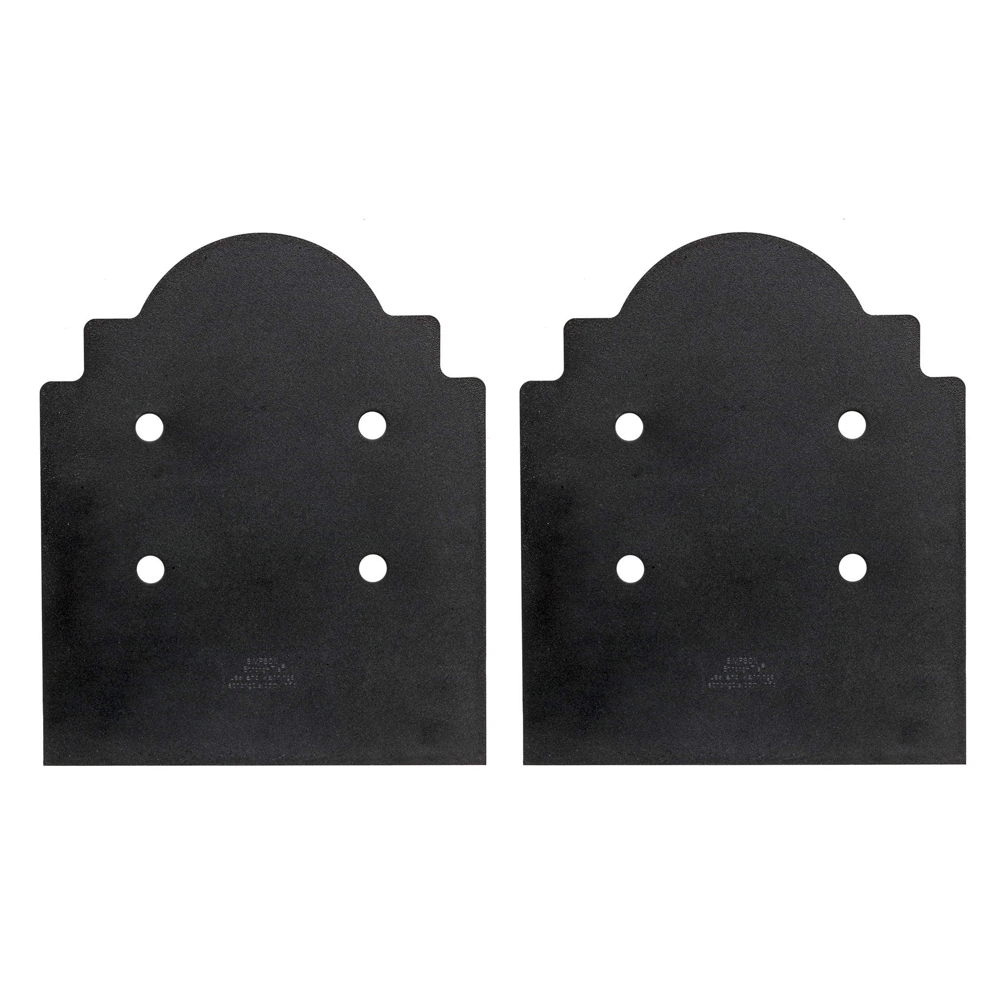 10X POSTBASE DECORATIVE SIDE PLATE 2-PAK