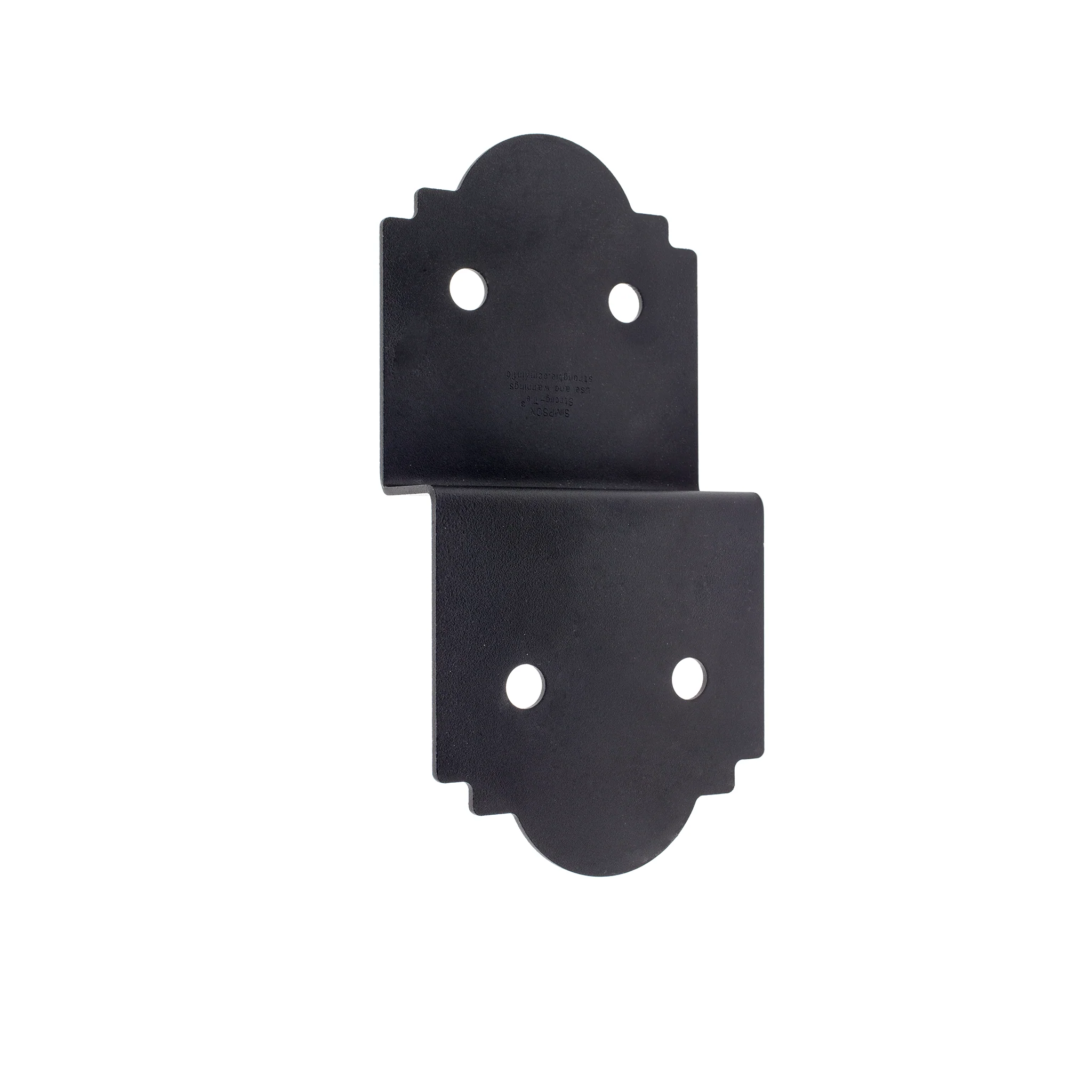Outdoor Accents Z-MAX Galvanized Steel Black Powder-Coat Deck Joist Tie for 6x Post Rough