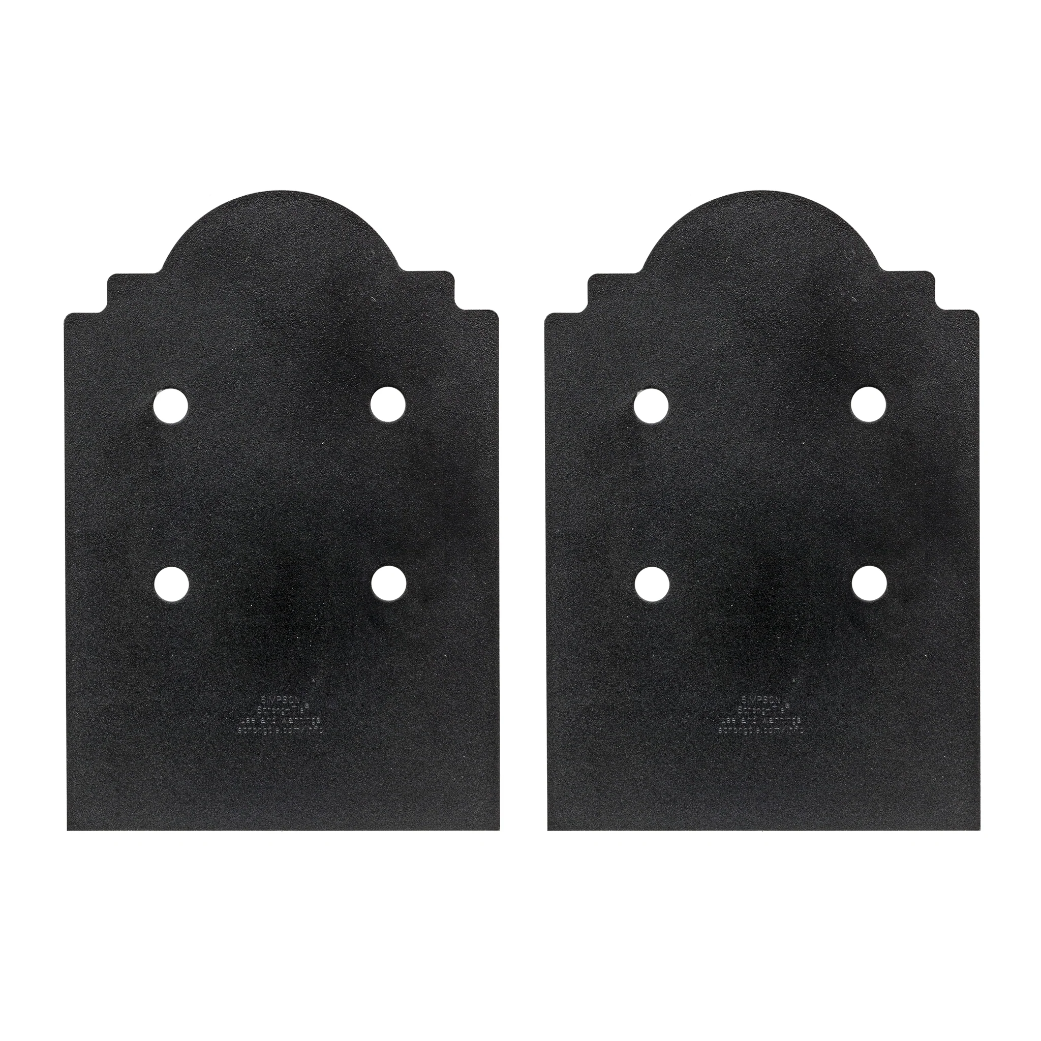 8X POST BASE DECORATIVE SIDE PLATE 2-PAK