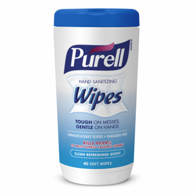 Hand Sanitizing Wipes, Clean Refreshing Scent, 40-Ct.