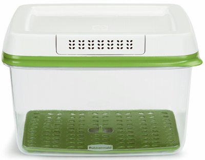 FreshWorks Produce Saver, Green, Large