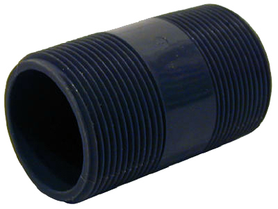Pipe Fitting, PVC Nipple, Schedule 80, 2 x 6-In.