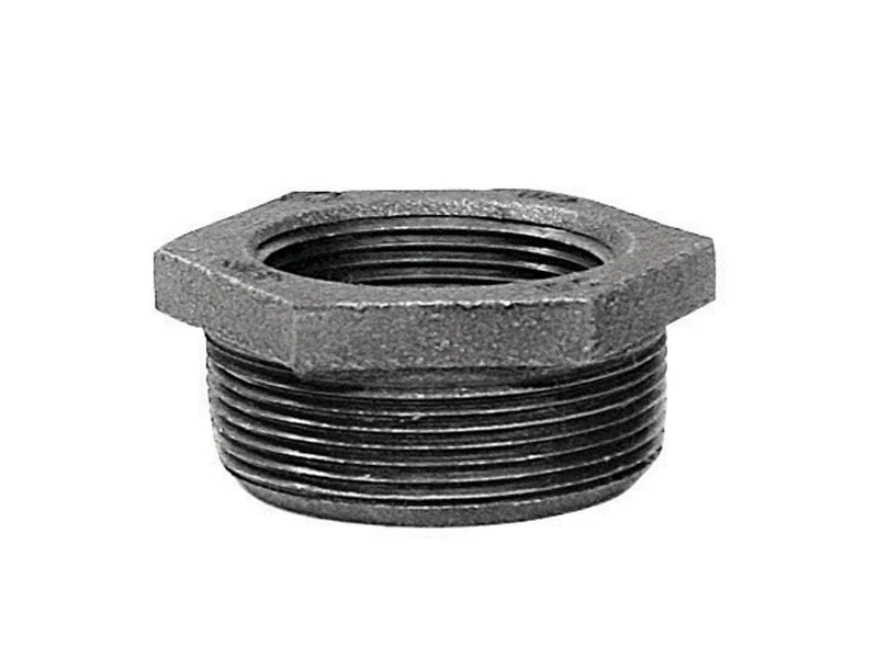 BK Products 1 in. MPT x 3/8 in. Dia. FPT Galvanized Malleable Iron Hex Bushing