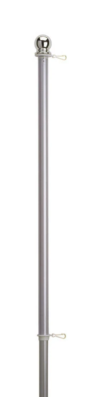 Valley Forge 6 Ft. x 1 In. Aluminum Anti-Wrap Flag Pole Kit