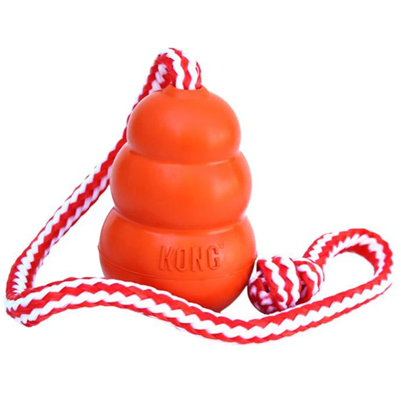 Orange rubber dog toy best sale