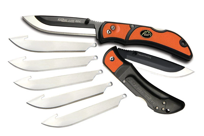 Outdoor Edge Razor-Lite EDC 8 in. Lockback Folding Knife Orange