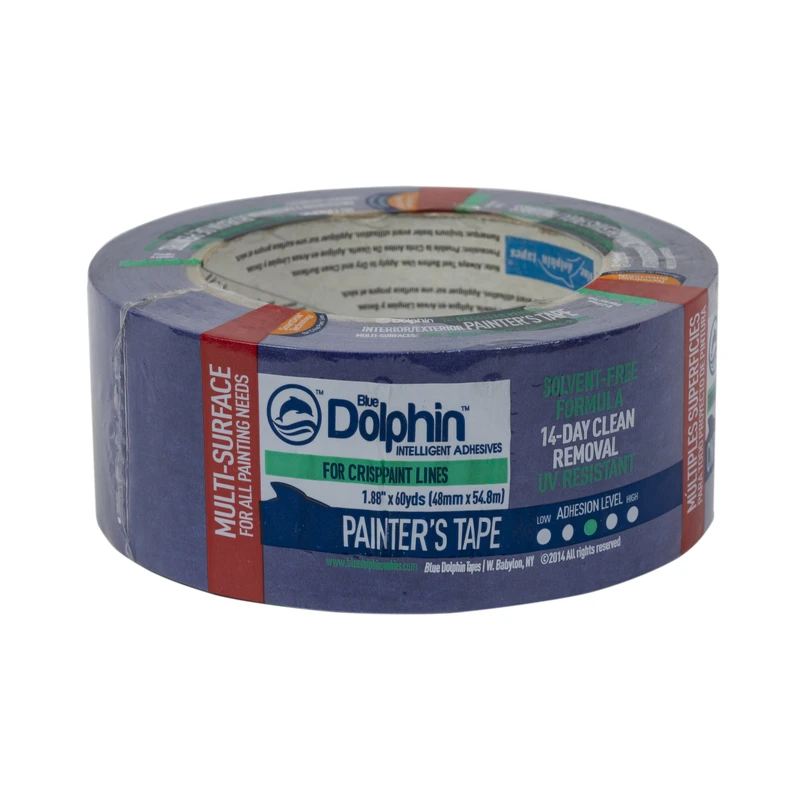 Blue Dolphin 1.88 in. W x 60 yd. L Blue Medium Strength Painter's Tape 1 pk