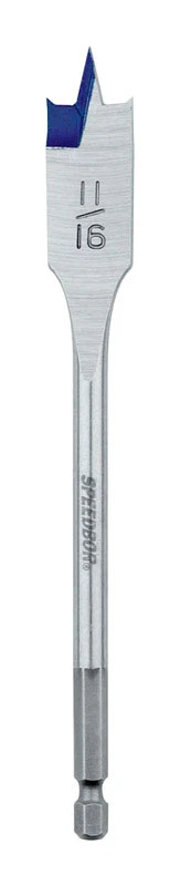 Irwin Speedbor 11/16 in. x 6 in. L Carbon Steel Wood Boring Bit 1 pc.