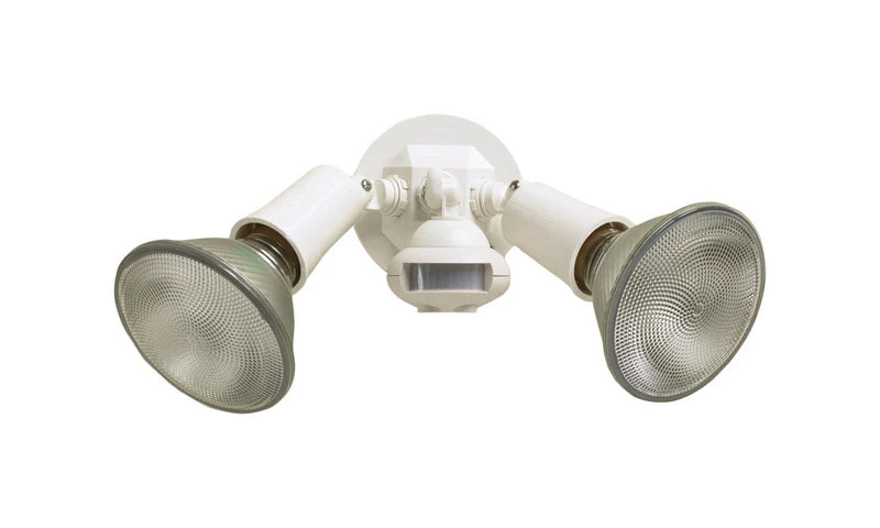 All-Pro Motion-Sensing 110 deg. Incandescent White Outdoor Floodlight Hardwired