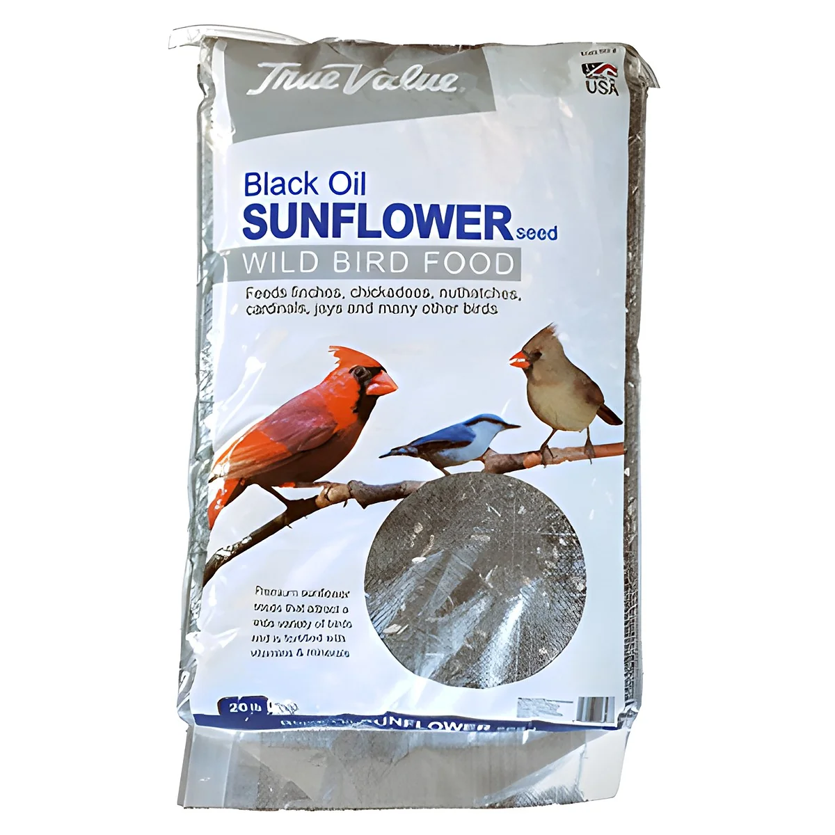 Black Oil Sunflower Bird Seed, 20 Lbs.