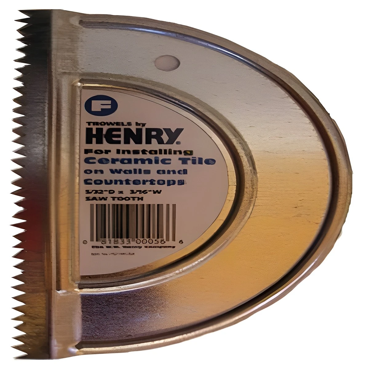 V Notch F Trowel, 5/32 x 3/16-In.
