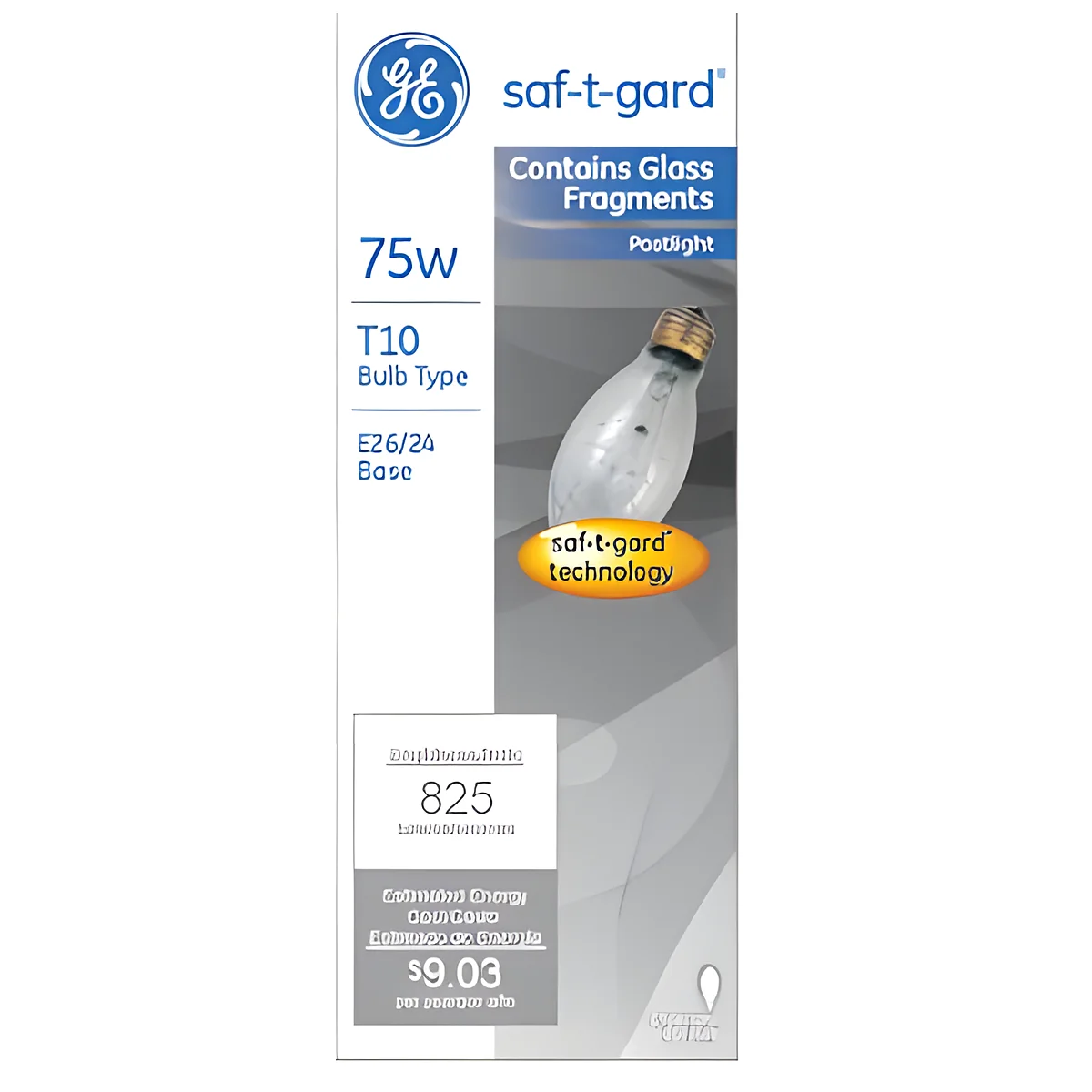 Lighting 75 Watt Saf-t-gard Blunt Tip E17 Outdoor Postlight Bulb