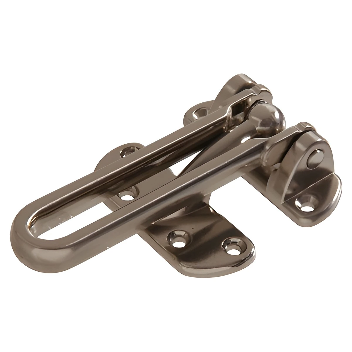 851211 Satin Nickel Door Security Guard For Enhanced Home Safety