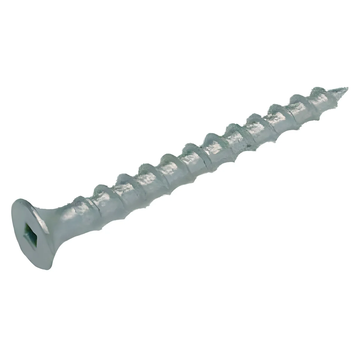 Deck Screws, Flat Bugle Head, Galvanized Steel, #8 x 2.5-In., 50-Pk.
