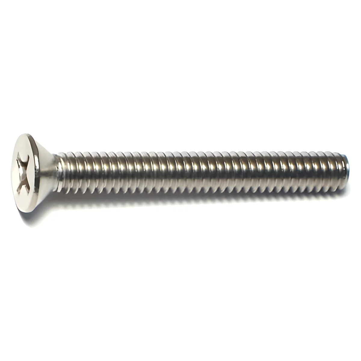 1/4-20 X 2 Stainless Steel Phillips Flat Head Machine Screws - 18-8 Coarse Thread
