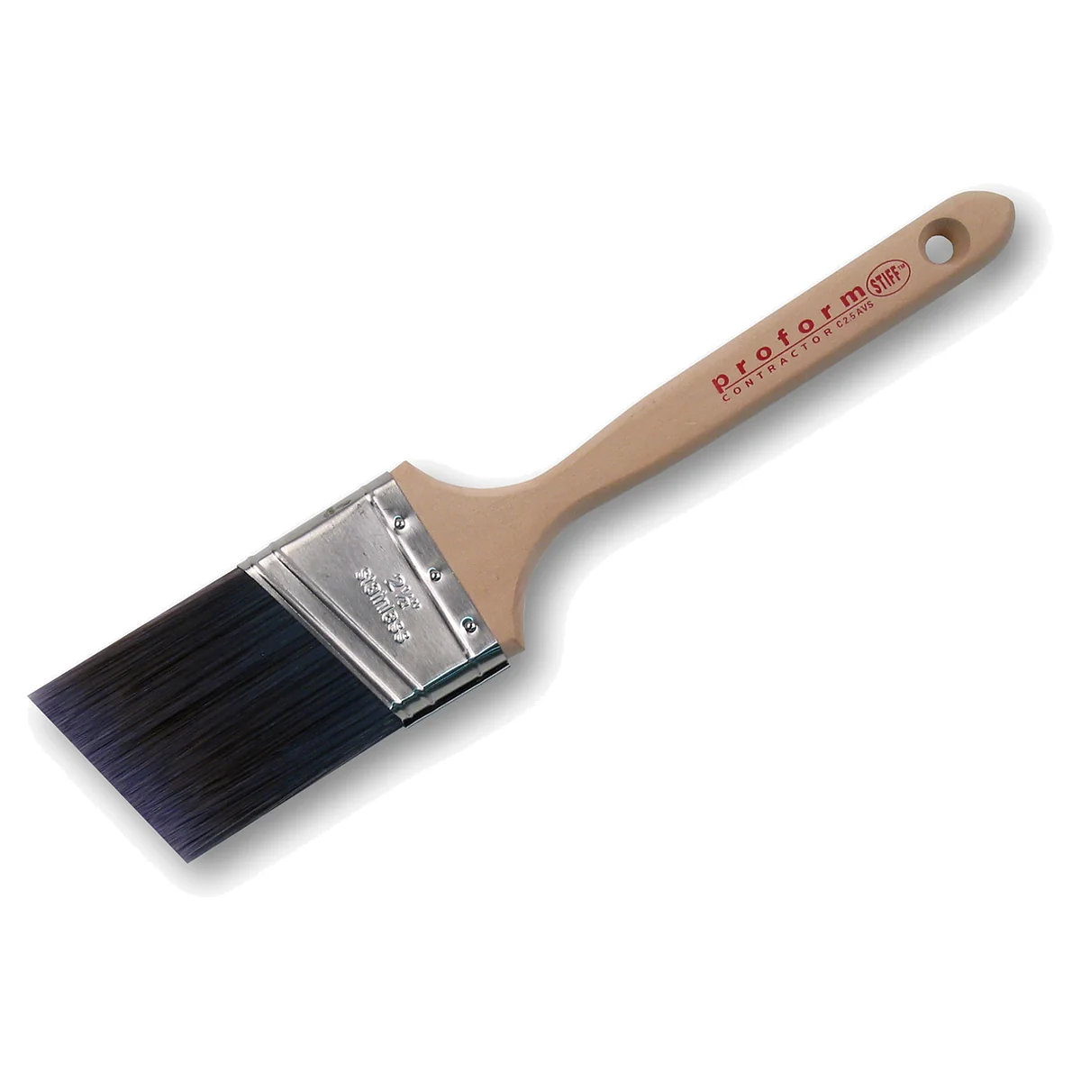 2-1/2 In. Stiff Angle Contractor Paint Brush For Rough Surfaces